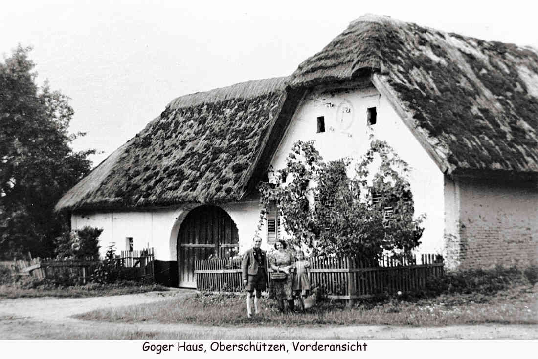 Vorderansicht des Goger Hauses in Oberschützen
