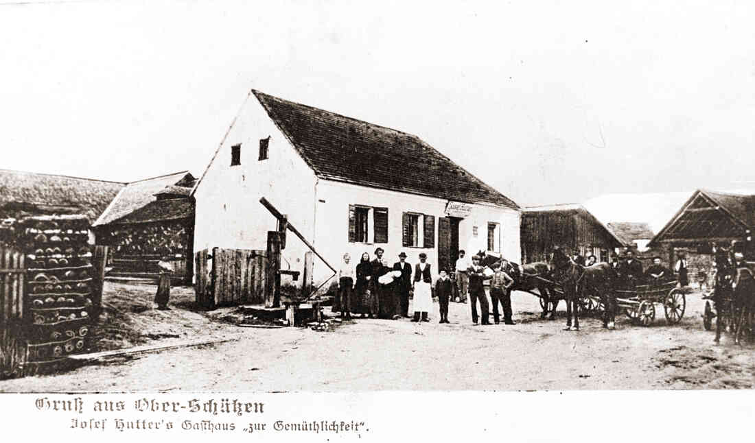 Josef Hutter´s Gasthaus "zur Gemütlichkeit" in Oberschützen