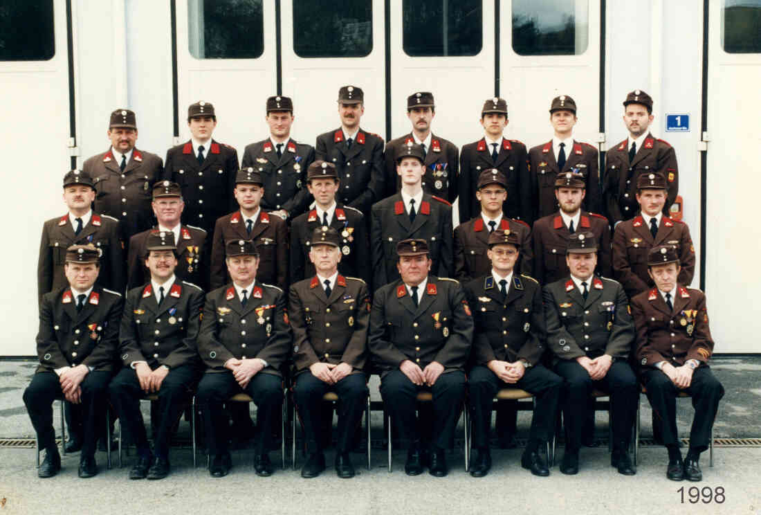 Stützpunktfeuerwehr Oberschützen 1998, Kdt Karl Kainz