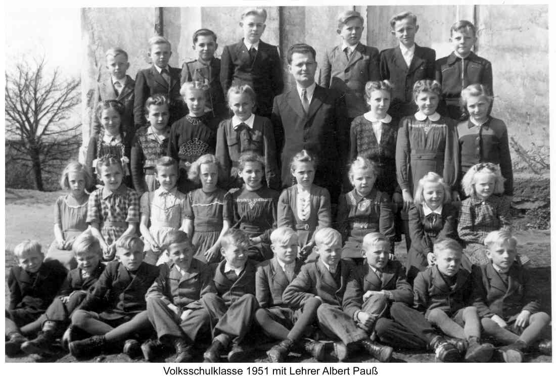 Volksschulklasse 1951