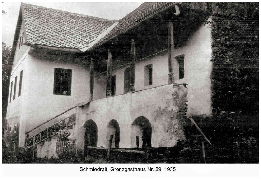 Grenzhasthaus Schmiedrait, 1935