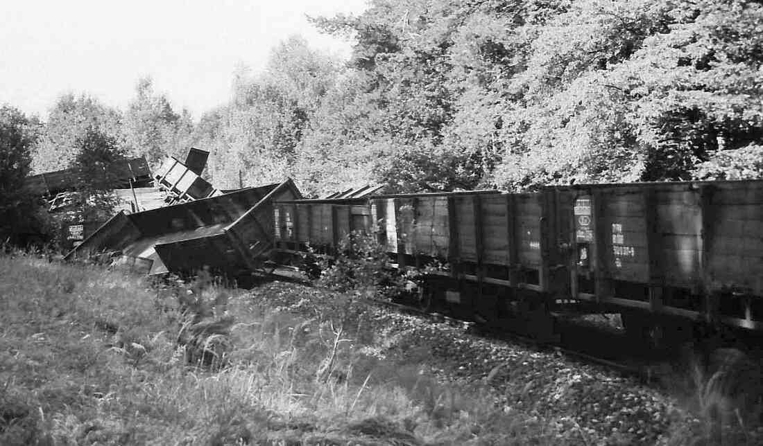 15 Millionen Schilling Schaden durch Sabotage? - Bahngelände Oberschützen-Oberwart