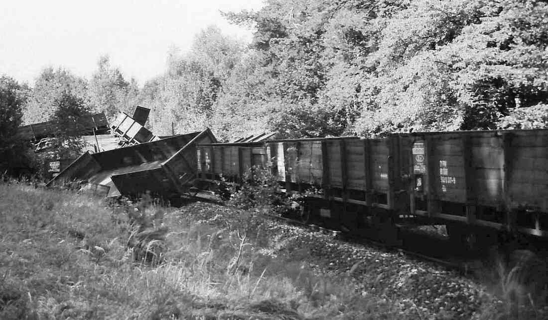 15 Millionen Schilling Schaden durch Sabotage? - Bahngelände Oberschützen-Oberwart