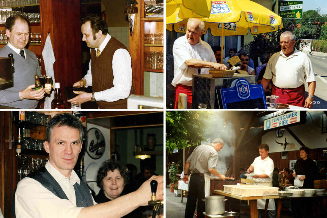 Gasthof Istvanits mit Dienstpersonal