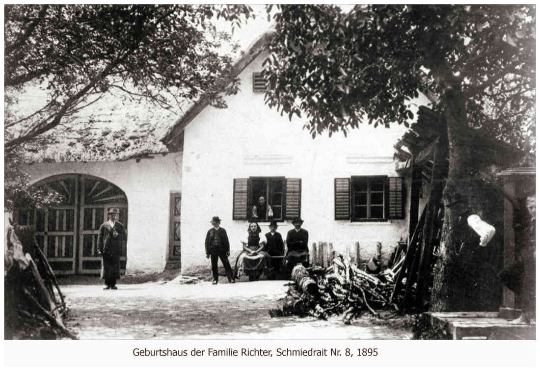 Familie Richter, Schmiedrait Nr. 8, 1895