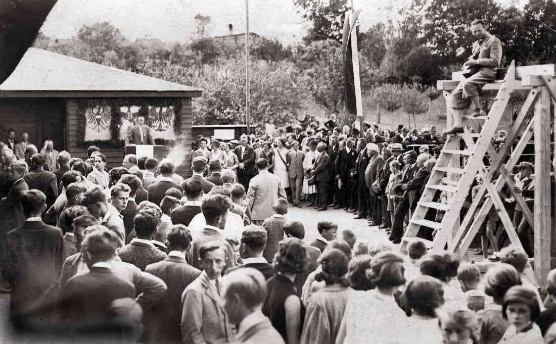 Neueröffnung des Oberschützer Freibades 1930