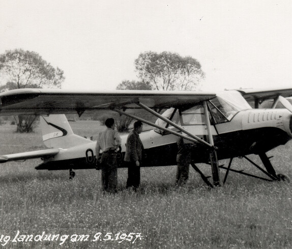 Großflugtag in Oberschützen, 12. Mai 1957
