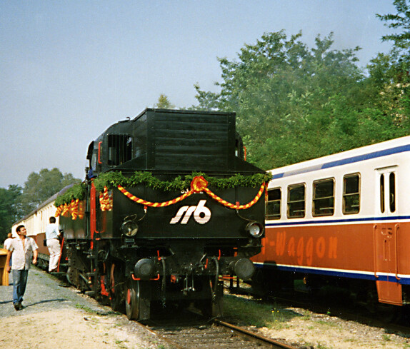 Letzte Zugfahrt 1987 - Bahnhof Oberschützen