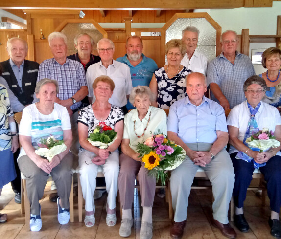 Geburtstagsfeier im Rahmen des Seniorenbundes, 2021