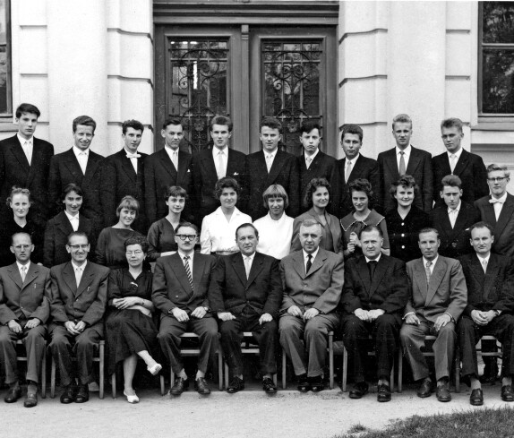 Maturajahrgang 1958 des Gymnasiums Oberschützen, Direktor Staber