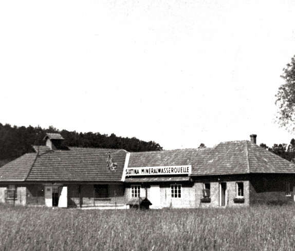 Sixtina-Mineralquelle, 1950er Jahre