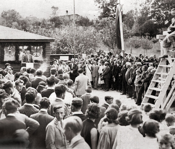 Neueröffnung des Oberschützer Freibades 1930