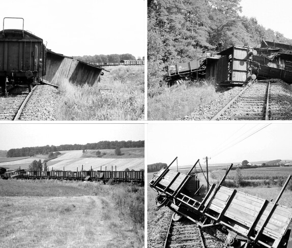 15 Millionen Schilling Schaden durch Sabotage? -   Bahngelände zwischen Oberschützen und Oberwart