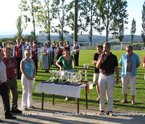 Fest der Vereine, Oberschützen, 9. Sept. 2006