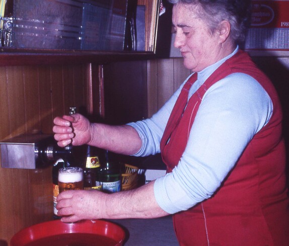 Gastwirtin Hutter "Lintsch" - die hervorragende Gulaschköchin