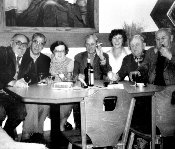 Frohe Runde im Gasthaus Geschray in Oberschützen