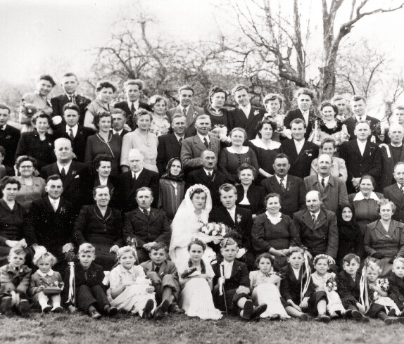 Hochzeit Jany Walter und Hilda, geb. Amtmann, 1953