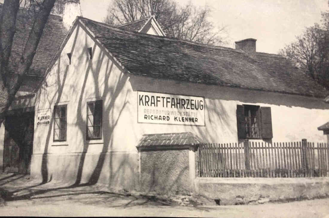 Kraftfahrzeug und Reparaturwerkstätte Richard Klenner, im Wimmerhaus, Oberschützen