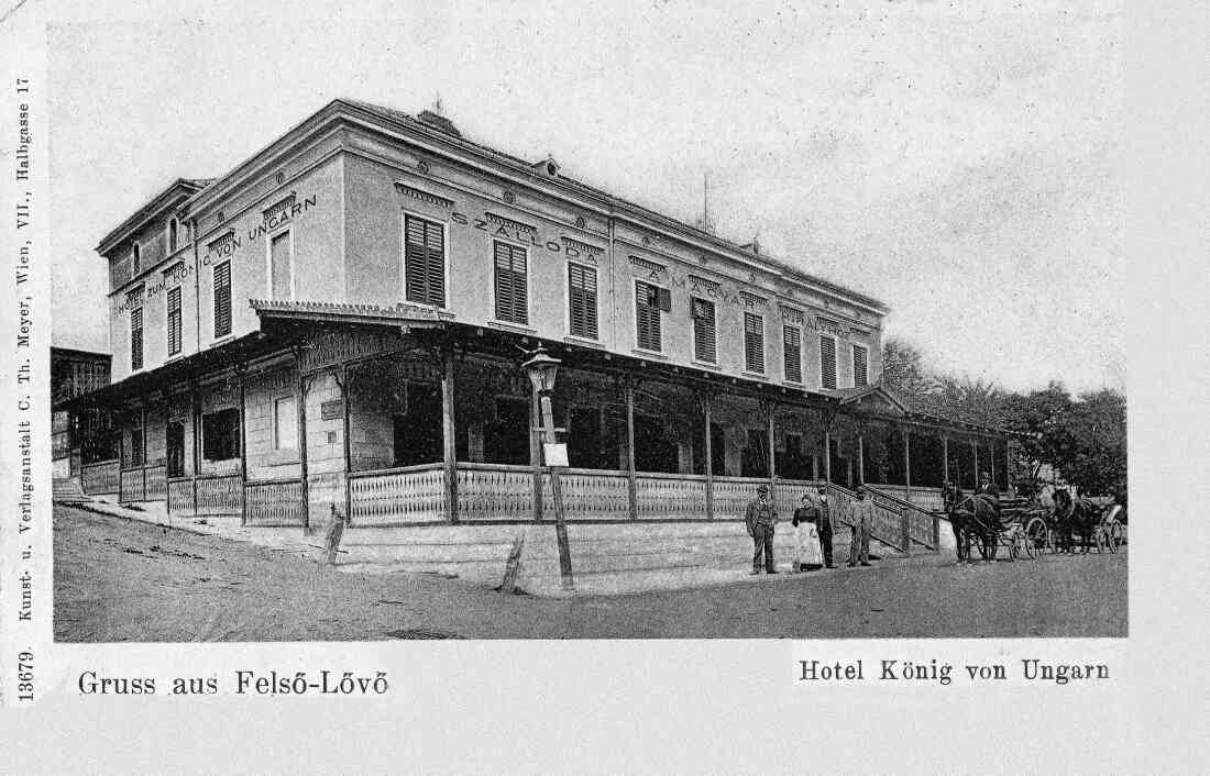 Hotel König von Ungarn, Oberschützen, Kreuzung Willersdorfer Straße-Pinkafelder Straße